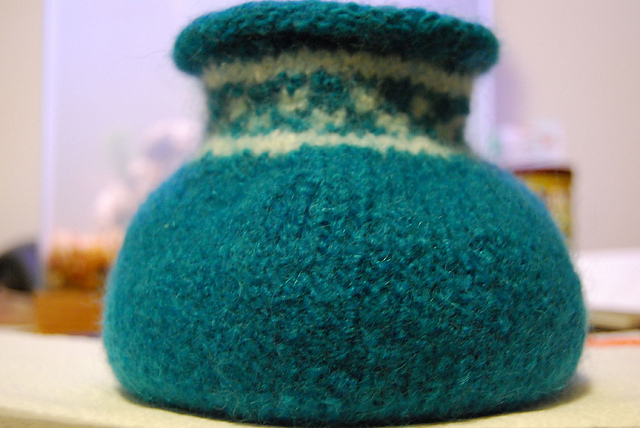 Felted Pueblo Vase