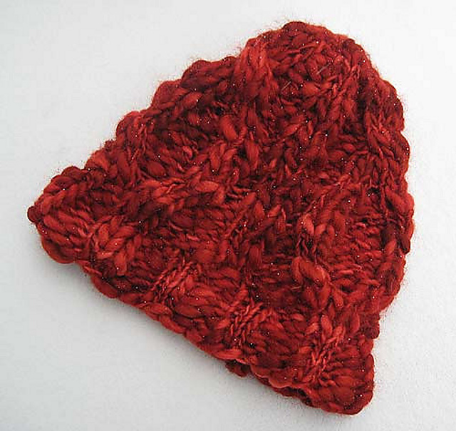 Malabrigo Big Cabled Hat
