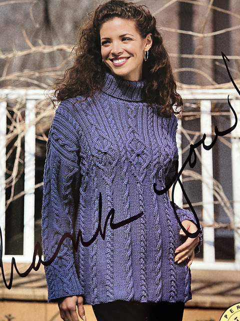 #535 Fancy Cabled Turtleneck