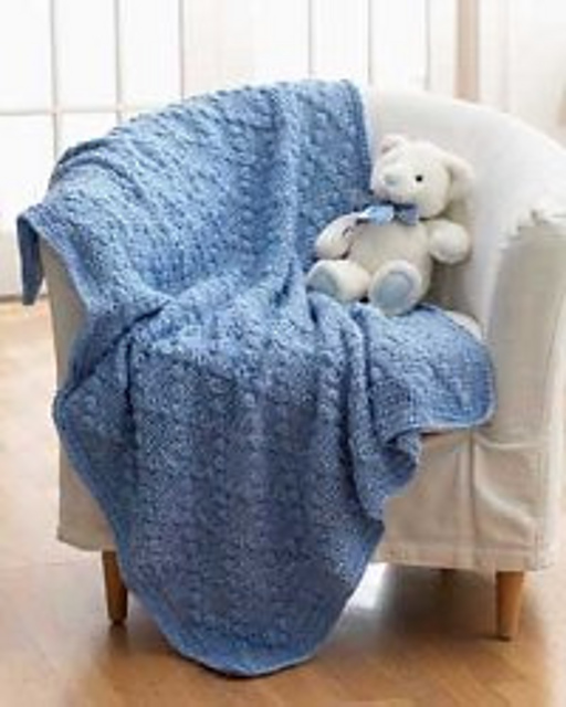 Textured Crochet Blanket