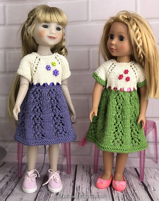 dresses for dolls patterns Isabella Dress for 18” Dolls Beginner Pattern + Video – Frocks & Frolics main image 0