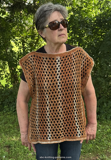 Sideways Summer Mesh Top