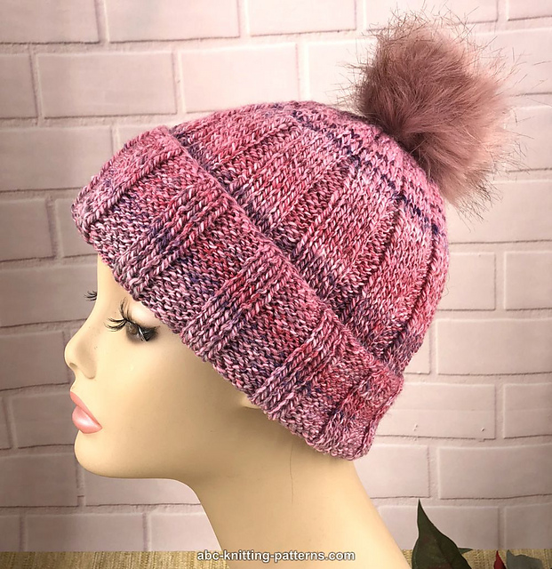 Cozy Ribbed Pom-Pom Hat for Kids