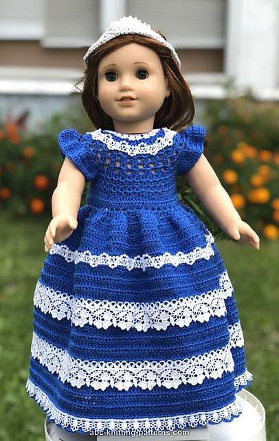 Elegant Ball Dress for 18-Inch Doll