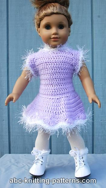 American Girl Doll Skating Dress