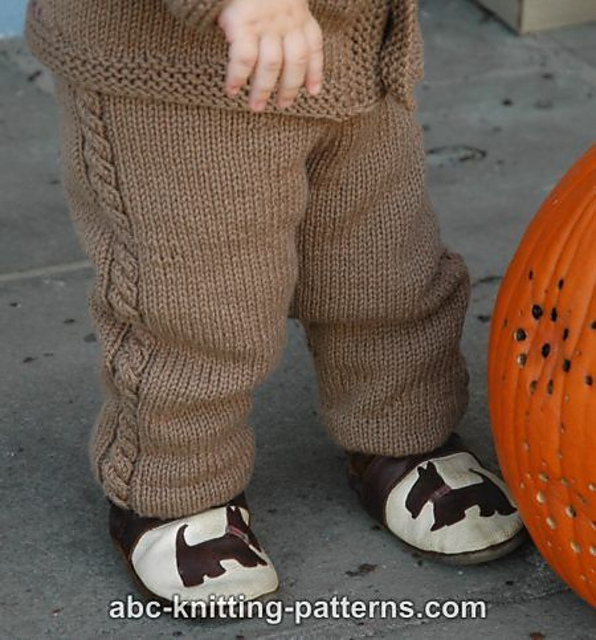 Easy Cable Seamless Child's Pants