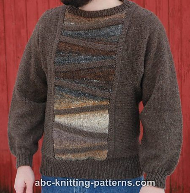 The Cubist Short Row Seamless Men's Sweater