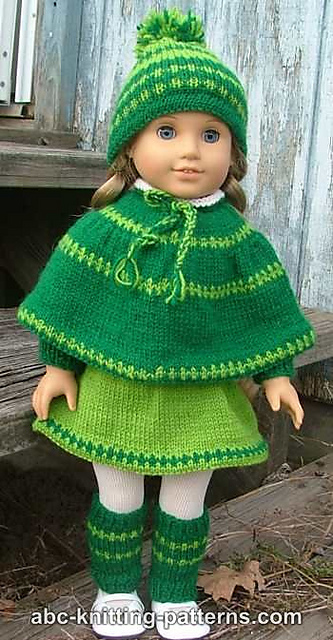 Doll Christmas Carol Outfit