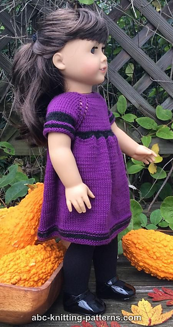 American Girl Doll Night in October Dress