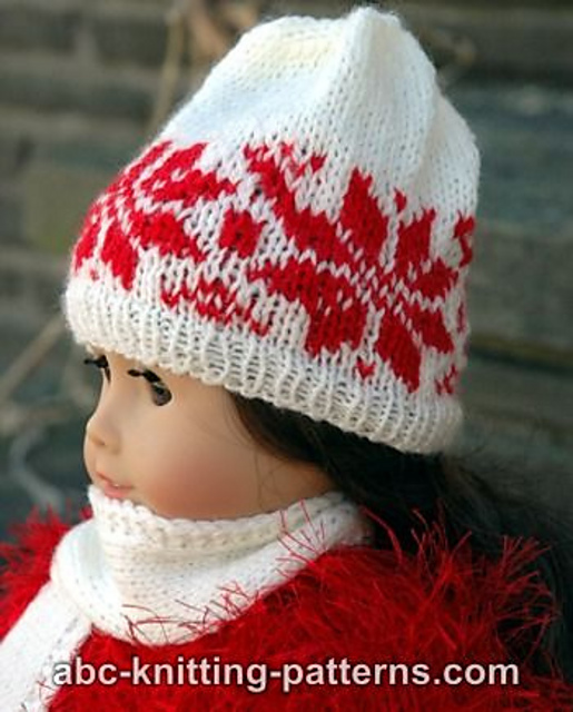 American Girl Doll Nordic Winter Hat