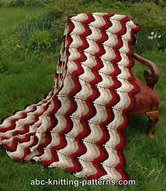 Carnival Bunting Ripple Afghan