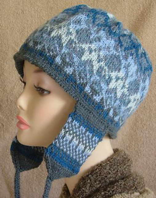 Fair Isle Earflap Hat