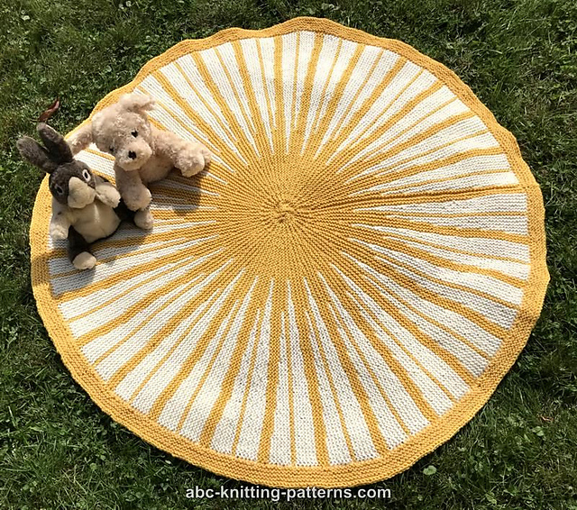 Sunburst Baby Blanket