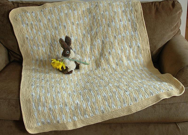 Sunny Waves Baby Blanket 