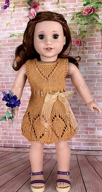 American Girl Doll Summer Lace Dress