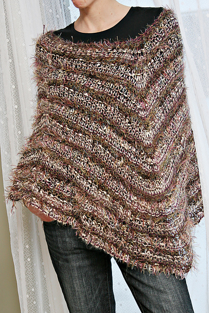 Striped Poncho