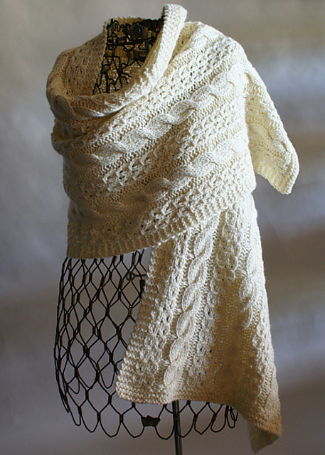 Coin Lace and Cable Wrap