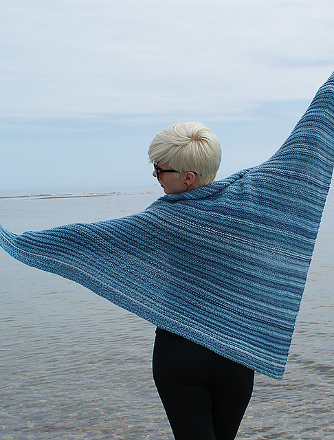 garter shawl