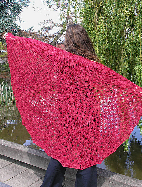 Bed of Roses Shawl