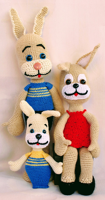 Hare Rabbit Bunny Amigurumi Doll