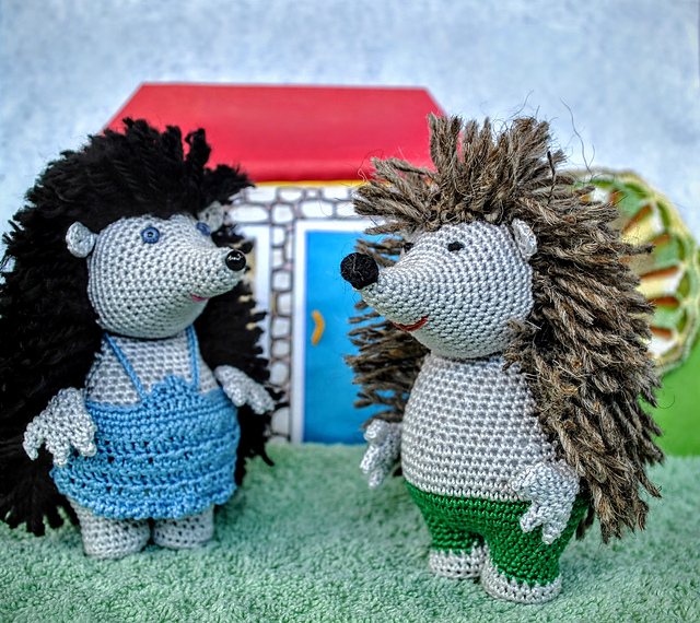 Hedgehog Amigurumi Doll