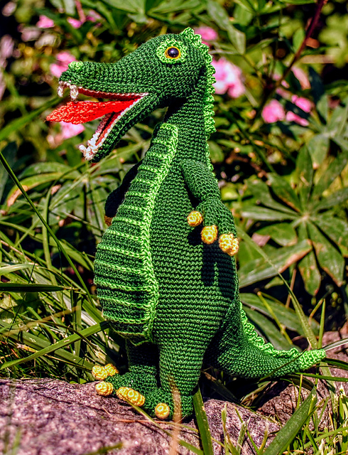 Dragon Dinosaur amigurumi doll