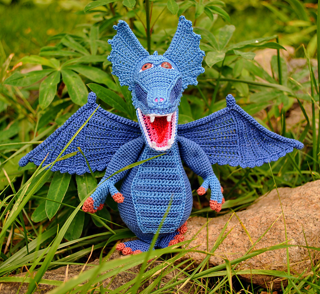 Dragon amigurumi doll