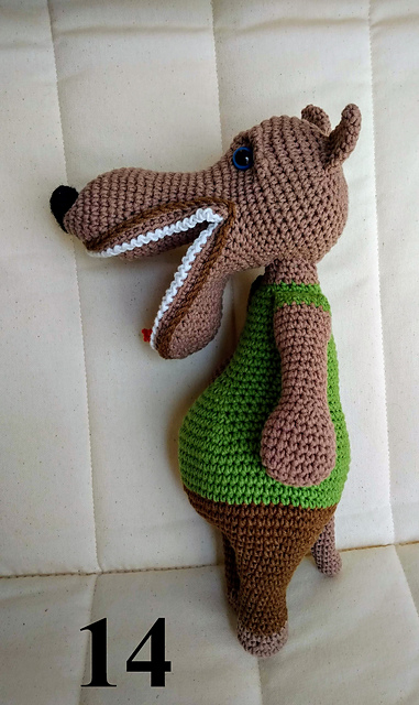 Wolf Amigurumi Doll