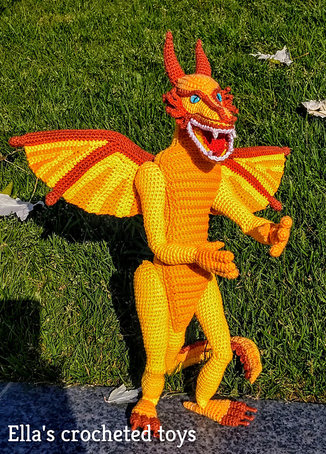 Cute Dragon Monster amigurumi