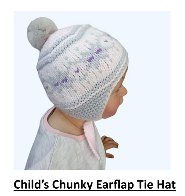 Ravelry: Child's Chunky Earflap Hat pattern by Elizabeth Laurenson