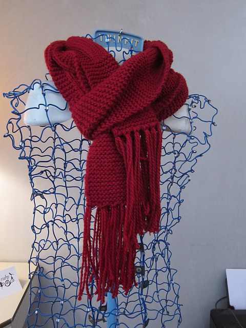 Fringe Block Scarf