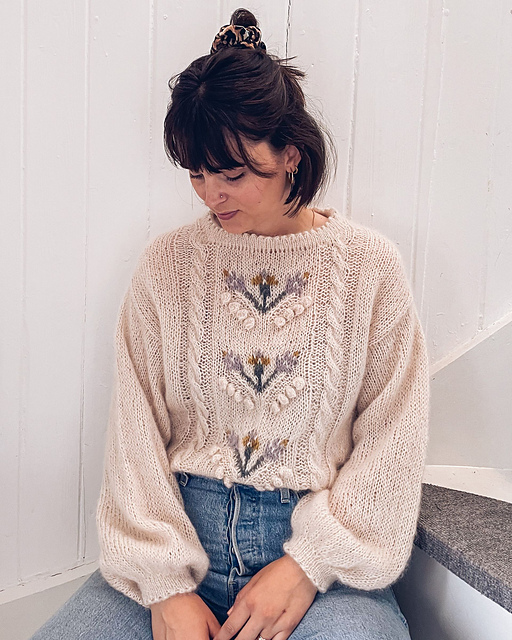 Retro Tulip Sweater