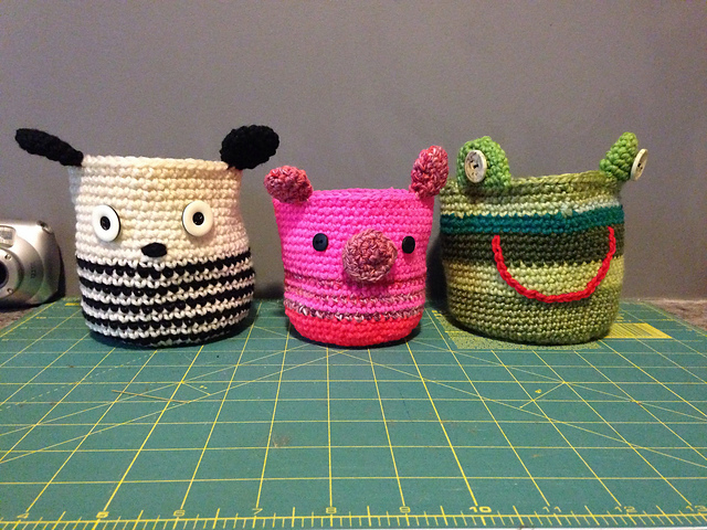 Ami Baskets - Panda, Piggy and Frog