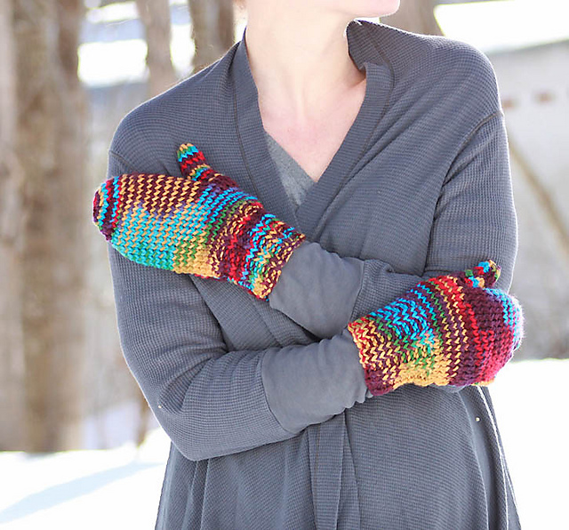 Beginner Thumb Mittens