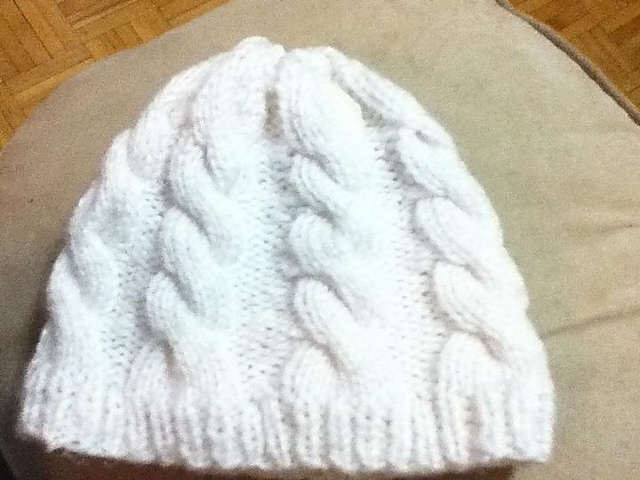 Cabled hat
