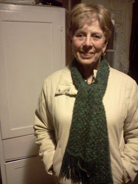 Let It Snow Christmas Tree Scarf