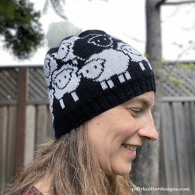 Ravelry: Counting Sheep Hat pattern by Lisa Hannan Fox