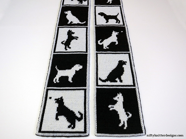 Dogs in Boxes Scarf