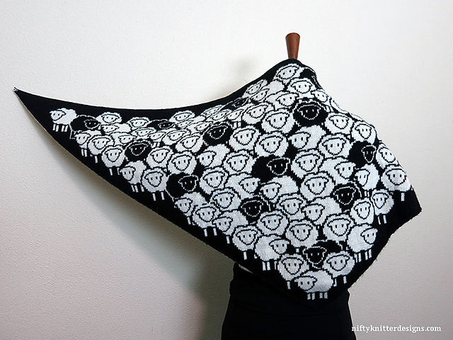 Counting Sheep Shawl