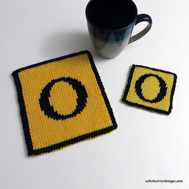 Letter O Coaster/Potholder