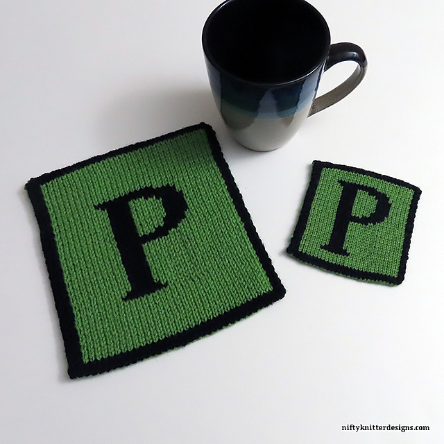 Letter P Coaster/Potholder