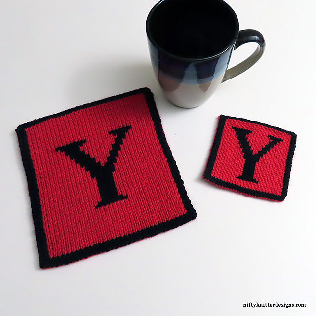 Letter Y Coaster/Potholder