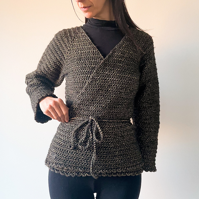 Ravelry: Jo Wrap Cardigan pattern by Eleonora Cugini (Elendipity)