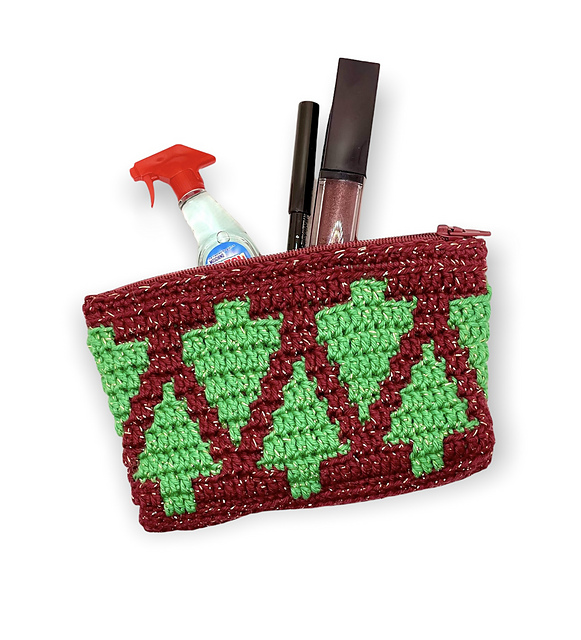 Mosaic Pouch Christmas Tree