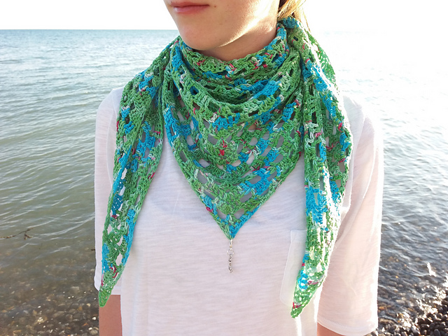 Sea Thrift Shawl