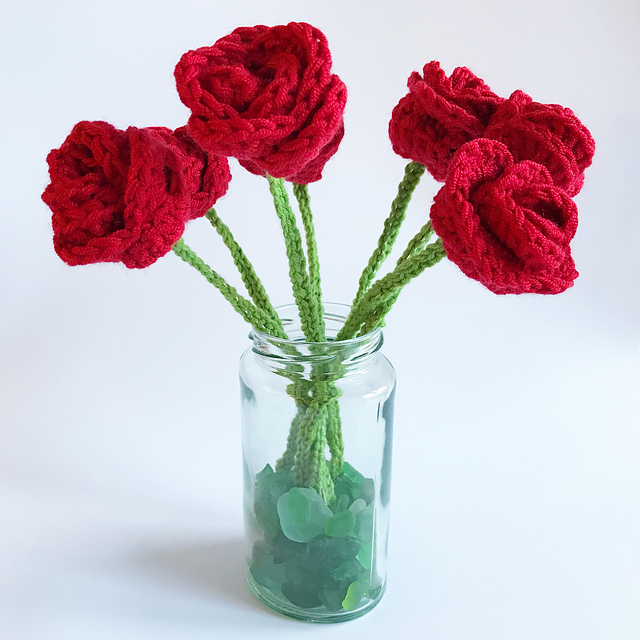 Crocheted Roses