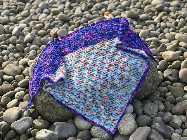 Coastal Tracks Shawl