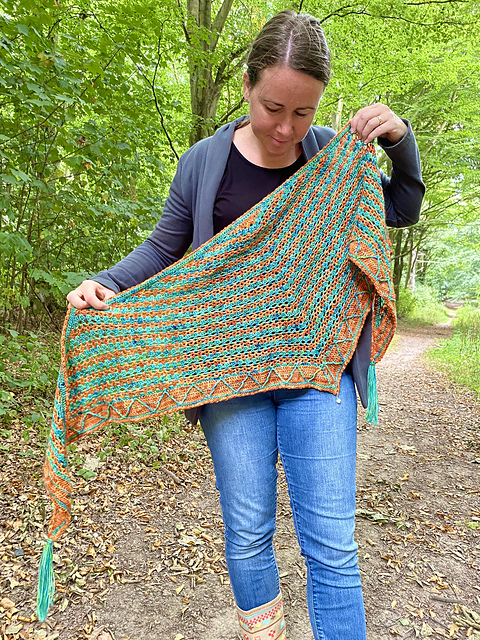 Autumn Horizons Shawl