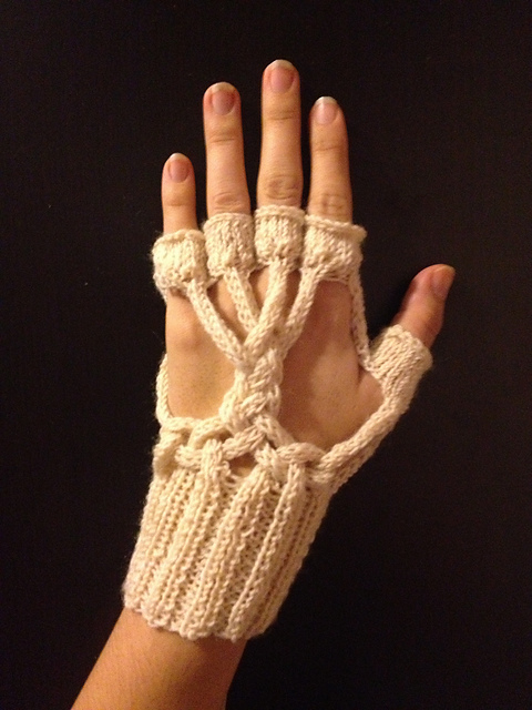 White Tree of Gondor Fingerless Mitts