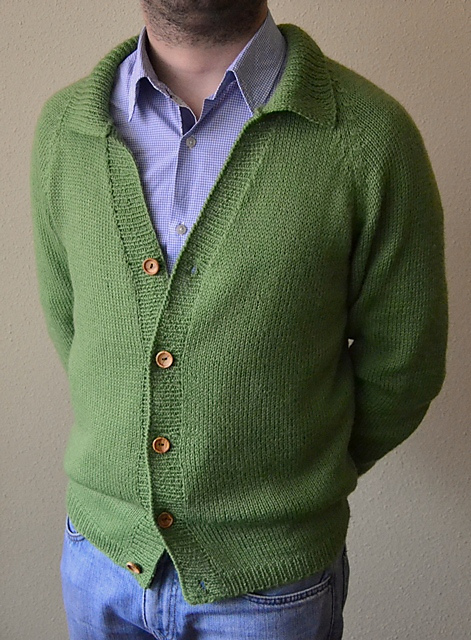 Man's Beige Cardigan